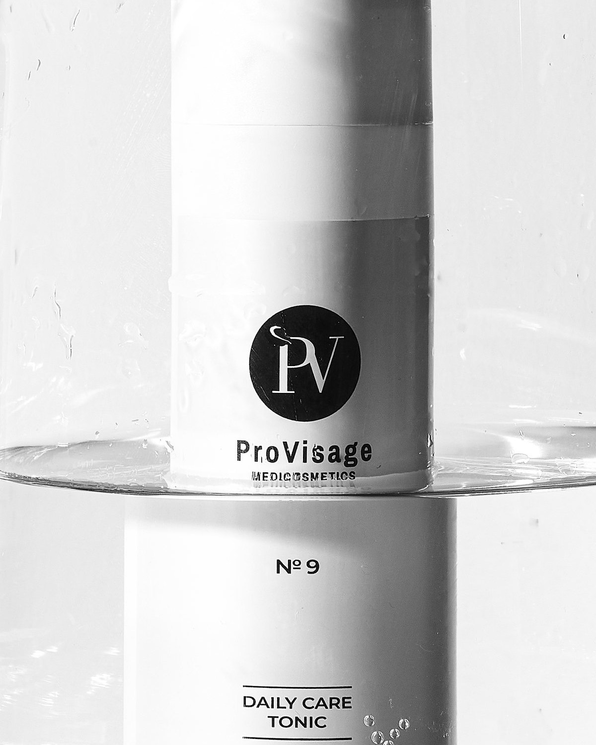 Skincare product, split-water still life