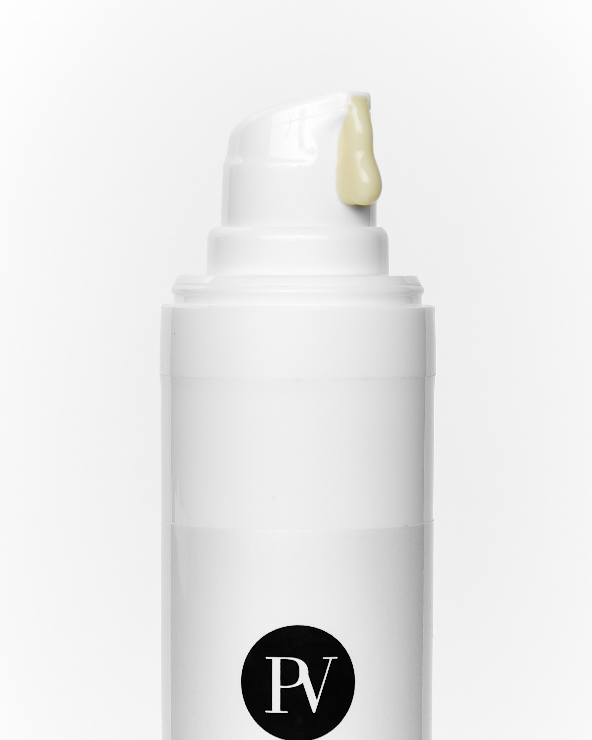 Skincare product, cream texture on applicator