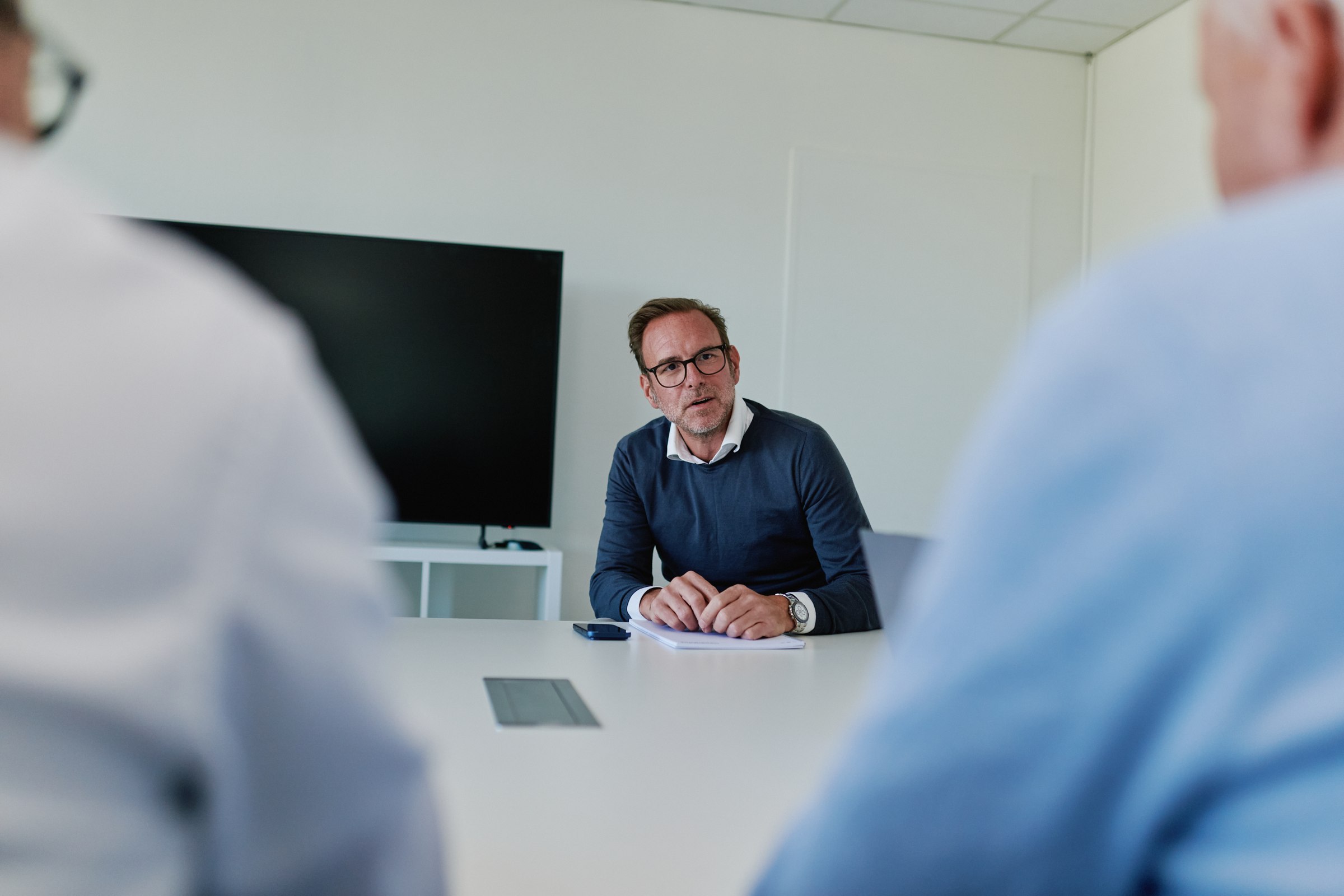 Team meeting, conference room