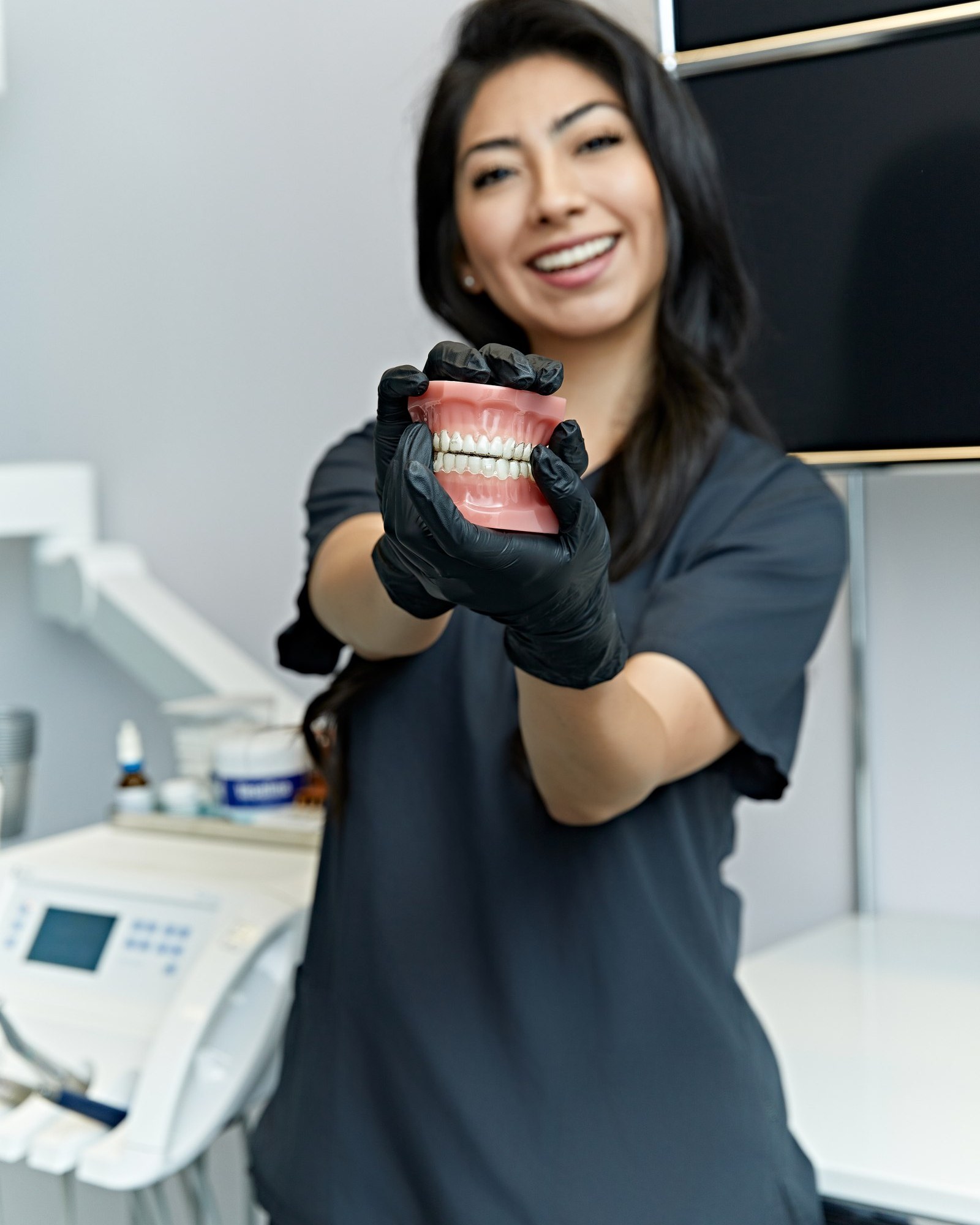 Dental clinic, orthodontic model