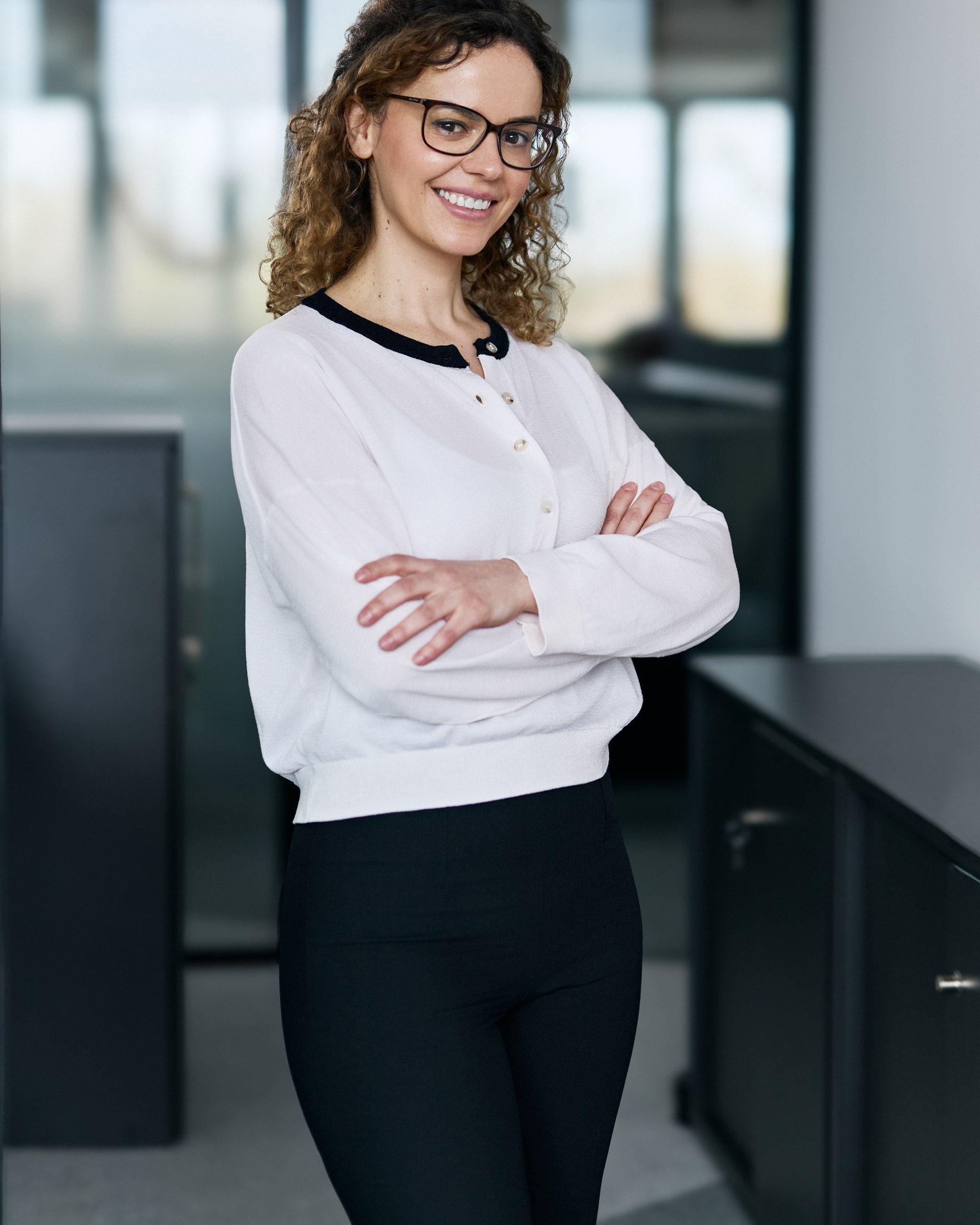 Office portrait, arms crossed